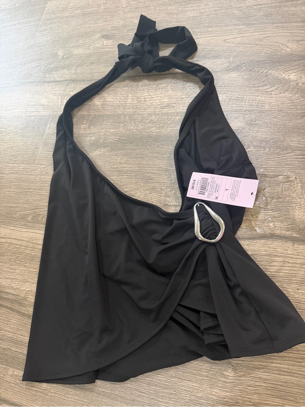 Wild Fable Black Halter Top